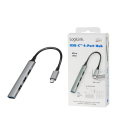 LogiLink 4 Port, USB-C --> 1xUSB-A 3.2 + 3xUSB-A 2.0