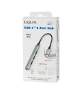LogiLink 4 Port, USB-C --> 1xUSB-A 3.2 + 3xUSB-A 2.0