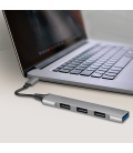 LogiLink 4 Port, USB-C --> 1xUSB-A 3.2 + 3xUSB-A 2.0