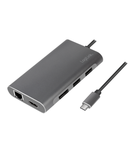 Docking Station Logilink USB-C, 100W, 4K, 8 Port