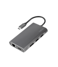Docking Station Logilink USB-C, 100W, 4K, 8 Port