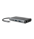 Docking Station Logilink USB-C, 100W, 4K, 8 Port