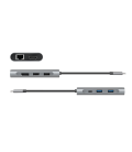 Docking Station Logilink USB-C, 100W, 4K, 8 Port
