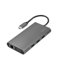 Docking Station Logilink USB-C, 100W, 4K, 10 Port
