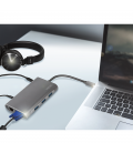 Docking Station Logilink USB-C, 100W, 4K, 10 Port
