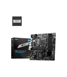 MSI 1700 PRO B760M-P - DDR5/2xM.2/DP/HDMI/VGA/µATX
