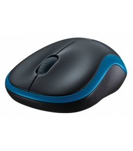 Logitech M185 Optical USB Blauw-Zwart Retail Wireless