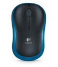 Logitech M185 Optical USB Blauw-Zwart Retail Wireless