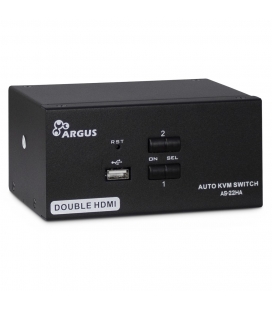 KVM Switch Argus AS-22HA 4xHDMI/2x3,5mm/2xUSB