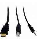 KVM Switch Argus AS-41HA 2xHDMI/2x3,5mm/2xUSB