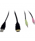KVM Switch Argus AS-41HA 2xHDMI/2x3,5mm/2xUSB