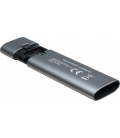 M.2 NVMe Argus SSD-behuizing USB-C / Aluminium