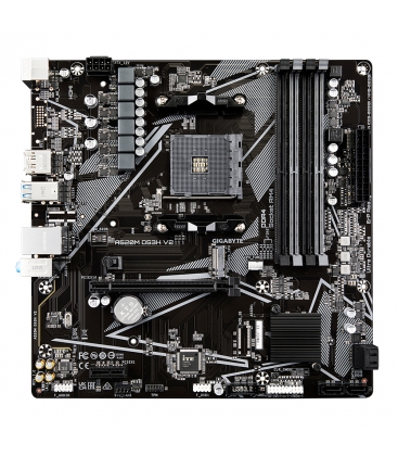 Gigabyte AM4 A520M DS3H V2 - DDR4/M.2/DP/HDMI/DVI/µATX