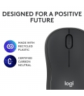 Logitech M240 Silent Optical USB Zwart Retail Wireless