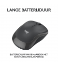 Logitech M240 Silent Optical USB Zwart Retail Wireless