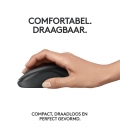 Logitech M240 Silent Optical USB Zwart Retail Wireless