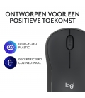 Logitech M240 Silent Optical USB Zwart Retail Wireless