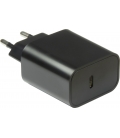 Lader 230V 1xUSB-C 20W Argus PD-2020 Zwart
