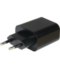 Lader 230V 1xUSB-C 20W Argus PD-2020 Zwart