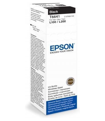 Epson T6641 EcoTank Inktfles Zwart 70,0ml (Origineel)