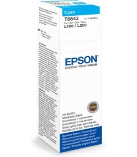 Epson T6642 EcoTank Inktfles Cyaan 70,0ml (Originell)