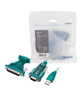 USB 2.0 A --> Serieel LogiLink incl. 25-pin Adapter 1,3m