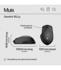 HP M280 Silent Optical USB Zwart Retail Wireless