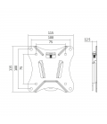 Wall mount LogiLink Fix 13"-27" 