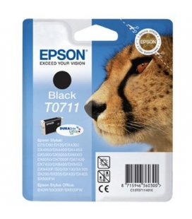Epson T0711 Zwart 7,4ml (Origineel) cheetah