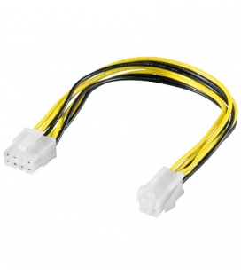 Voeding intern 4-pin --> 8-pin 0.24m Goobay