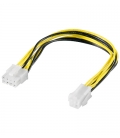 Voeding intern 4-pin --> 8-pin 0.24m Goobay