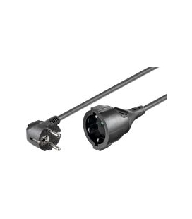 OEM Stroom verlengkabel 5.0m kabel / Zwart