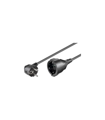 OEM Stroom verlengkabel 10.0m kabel / Zwart