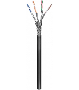 Cat6 Instal. 100m.S/FTP Outdoor Goobay AWG23 CCA