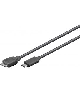 USB 3.1 C  USB 3.0 Micro-B (M) 0.60m Goobay