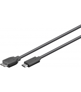 USB 3.1 C  USB 3.0 Micro-B (M) 1.00m Goobay
