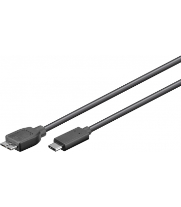 USB 3.1 C  USB 3.0 Micro-B (M) 1.00m Goobay