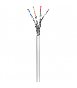 Cat6 Instal. 100m. S/FTP Grijs Goobay AWG23 Cu