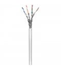 Cat6 Instal. 100m. S/FTP Grijs Goobay AWG23 Cu