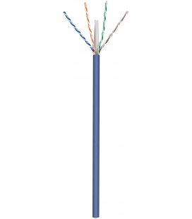 Cat6a Instal. 100m. U/UTP Blauw Goobay AWG23 Cu