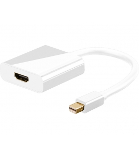 DisplayPort mini 1.2 --> HDMI goud 0.10m Goobay