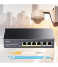 Cudy 6 Poort 100Mbit Unmanaged PoE+