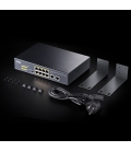 Cudy 8 Poort 100Mbit Unmanaged PoE+/2xUp 100Mbit