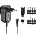 3V-12V Voeding 12W / 1A / 8 adapterstekkers