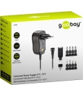 3V-12V Voeding 12W / 1A / 8 adapterstekkers