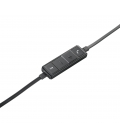 Logitech Headset H650e Stereo zwart