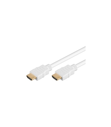 HDMI-HDMI 1.4 met ethernet 3.0m Wit