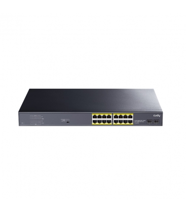 Cudy 16 Poort 1Gbps Umanaged PoE+ /2xSFP