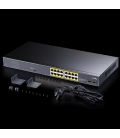 Cudy 16 Poort 1Gbps Umanaged PoE+ /2xSFP