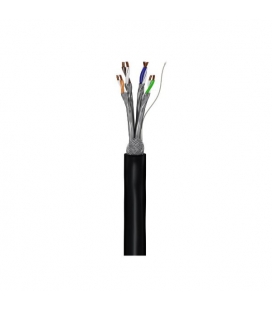 Cat7 Outdoor 100m. S/FTP Zwart Goobay AWG23 Cu